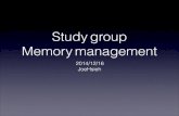 Memory management in iOS.