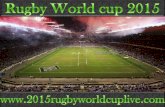 Watch Rugby Worldcup 2015 Live coverage