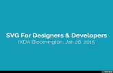 SVG For Designers And Developers