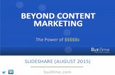 Beyond Content Marketing