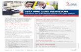 ISO 9001:2015 REVISION HELPING YOUR BUSINESS MAKE THE TRANSITION