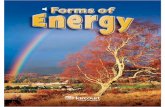 Reading for pleasure level 6 : Forms of energy