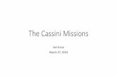 Cassini missions