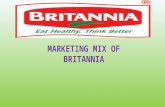 Britannia marketing mix