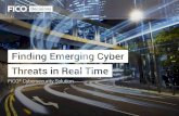Finding Emerging Cyber Threats in Real Time