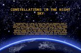Constellations in the night sky