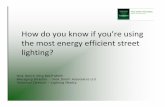 PLS 2016: How do you know if you’re using the most energy efficient street lighting?