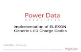 PLS 2016: Important ELEXON update: implementation of generic LED charge codes