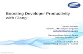 Boosting Developer Productivity with Clang