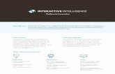 Interactive Intelligence Corporate Brochure