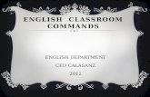 English  classroom commands
