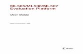 Xilinx UG347 ML505/ML506/ML507 Evaluation Platform, User Guide
