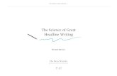 The Science of Great Headline Writing