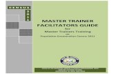MASTER TRAINER FACILITATORS GUIDE for Master Trainers ...