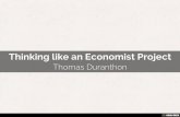 Thinking like an Economist Project