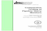 Comparative Testing of Pipeline Slurry Monitors; U.S. DOE ...