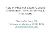 Role of Physical Exam, General Observation, Skin Screening & Vital ...