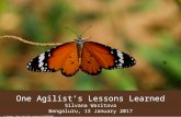 One Agilist's Lessons Learned