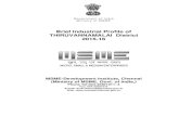 Brief Industrial Profile of THIRUVANNAMALAI District 2015-16