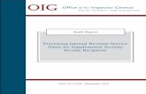 Processing Internal Revenue Service Alerts for Supplemental ...