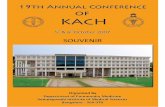 19th Annual KACH Conference, Bangalore Souvenir