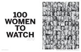 100 Women to Watch 2012