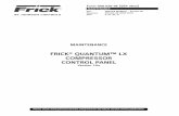 maintenance frick® quantum™ lx compressor control panel