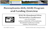 Brian Bradley, PA DEP, “Pennsylvania AML/AMD Program and Funding Overview”