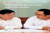 WSH Guide to Behavioural Observation and Intervention