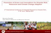 Promotion of Grass root innovations for Disaster Risk Reduction and ...