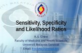 Sensitivity, specificity and likelihood ratios