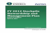 FY 2012 Stockpile Stewardship and Management Plan Report to ...