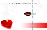 Body to body massage london