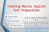 Training marlin english test preparation Cirebon