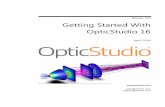 Zemax, LLC Getting Started With OpticStudio 16