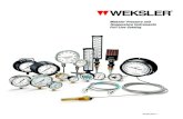 Weksler®Pressure and Temperature Instruments Full Line Catalog