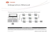 Trane Communicating Thermostats (BACnet) Integration Manual