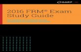 2016 FRM® Exam Study Guide