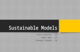 Sustainable community development model