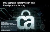 Driving Digital Transformation with  Identity-centric Security