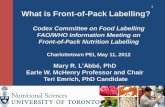 What Is Front Of Pack Labelling_2013