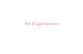Print & Digital Publications