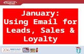 January 2016 Inbound Lunch Bunch: Using Email for Leads, Sales & Loyalty