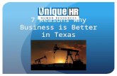 UHR: 7 Reasons Why Business is Better in Texas