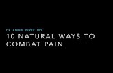 10 Natural Ways to Combat Pain | Dr. Edwin Perez
