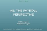 Ae: the payroll perspective (summarised)