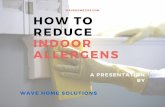 How To Reduce Indoor Allergens - WAVE Home Solutions