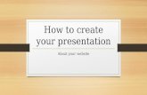 How to create power point