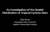 Distribution of Tropical Cyclone Size (MSU capstone presentation)
