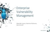 Enterprise Vulnerability Management - ZeroNights16
